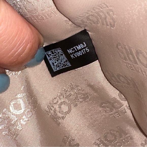 Michael Kors MK Tote Bag Jet Set Large Leather Pocket Color Luggage - Picture 12 of 16